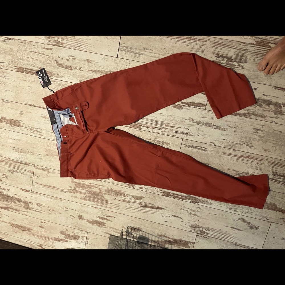 Psycho bunny salmon color chinos . 34x34